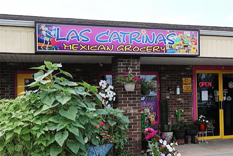 The Mexican Grocery catrinas.