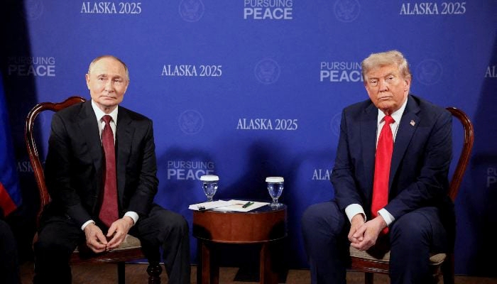 Anchorage, Alaska — US President Donald Trump and Russian President Vladimir Putin met on August 15, 2025. — Reuters
