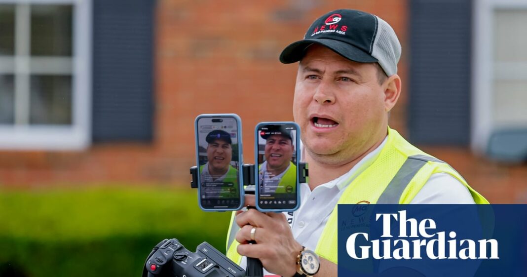 Ice’s detention of Atlanta reporter seeks to ‘silence him’, ACLU petition says

