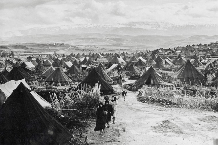 Palestinian Refugee Camp near Tripoli, Lebanon 1955
