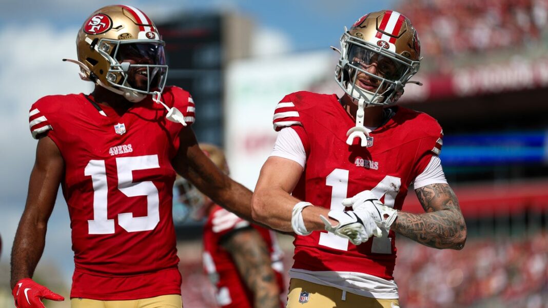 Piecing together 49ers WR depth chart as injuries mount, suspension comes down
