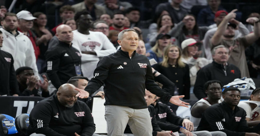 Texas Tech basketball coach Grant McCasland