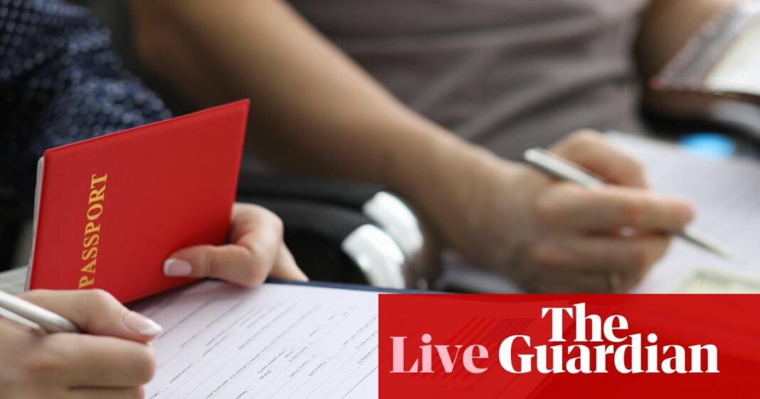 Trump administration accused of wanting to revoke visas ‘based on speech, not conduct’ – US politics live
