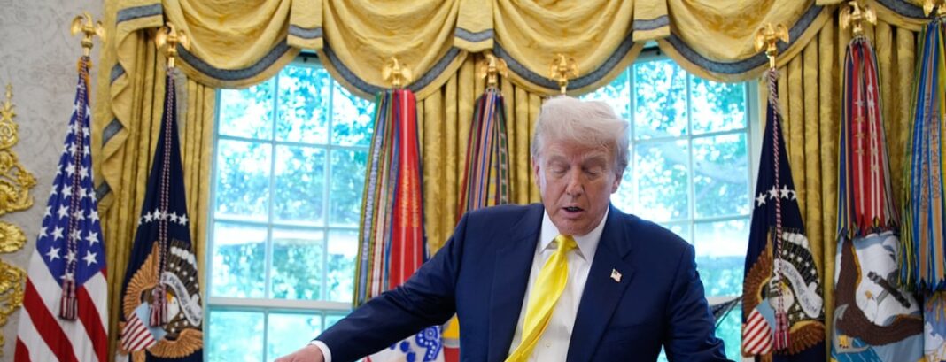 Trump’s presidential philosophy is government by shakedown | Steven Greenhouse
