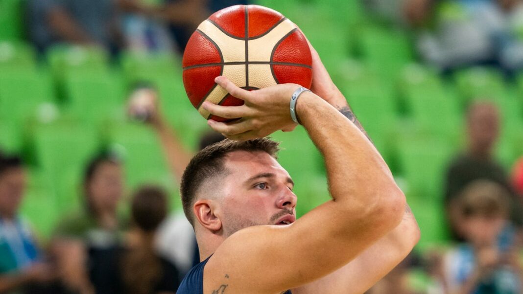 Watch: Luka Doncic highlights from Slovenia's friendly on Thursday

